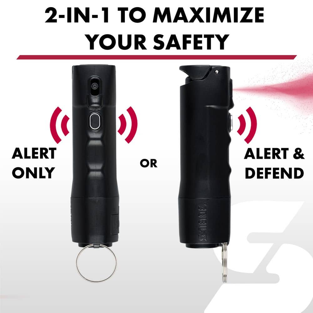 2-in-1 Pepper Spray with Personal Alarm - Hercitys