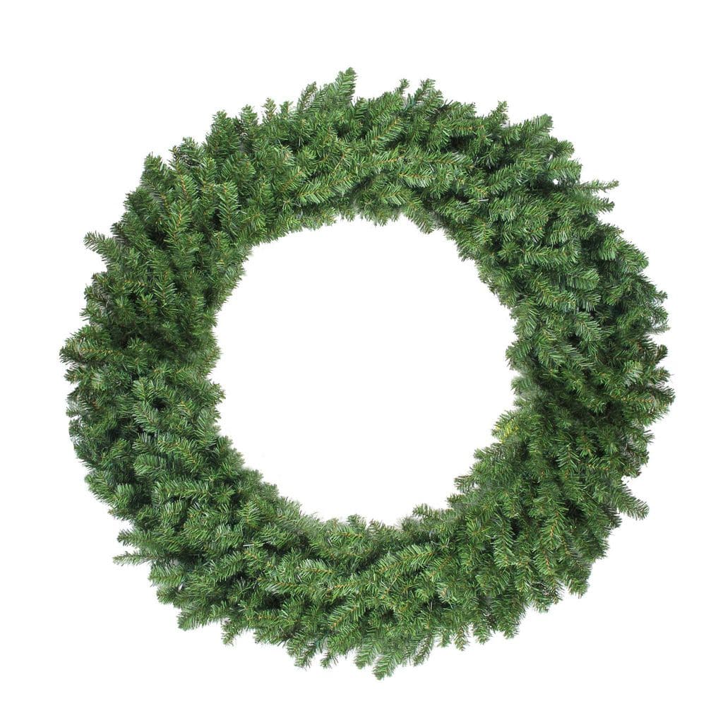 48 “-Unlit Canadian Pine Artificial Christmas Wreath - Hercitys