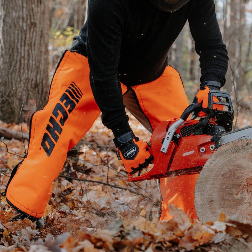 40 in. Long Apron Style Safety Chainsaw Protective Chaps Pants Cover with Adjustable 30 in. to 42 in. Waist Strap - Hercitys