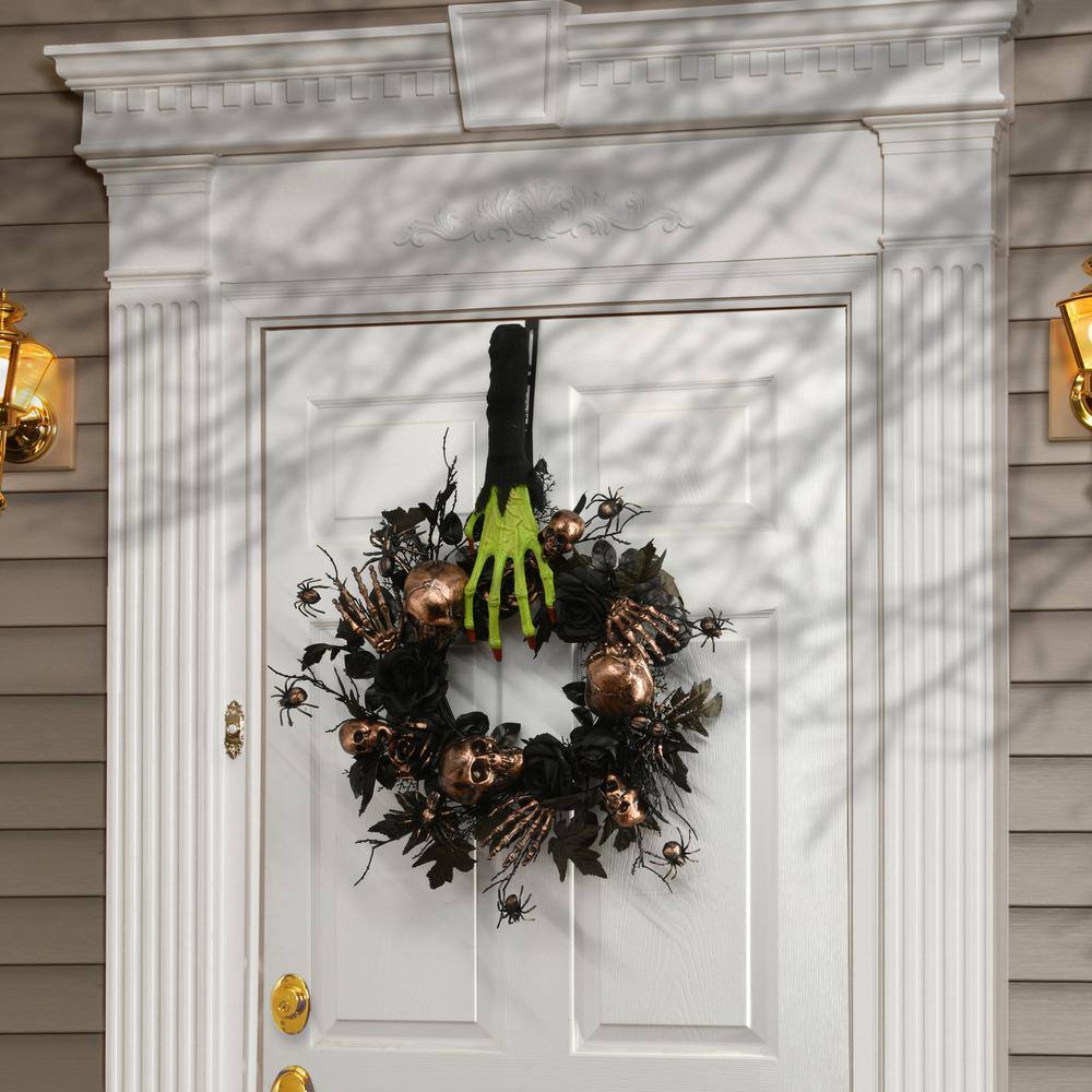 18″ Green Zombie Hand Wreath Hanger - Hercitys