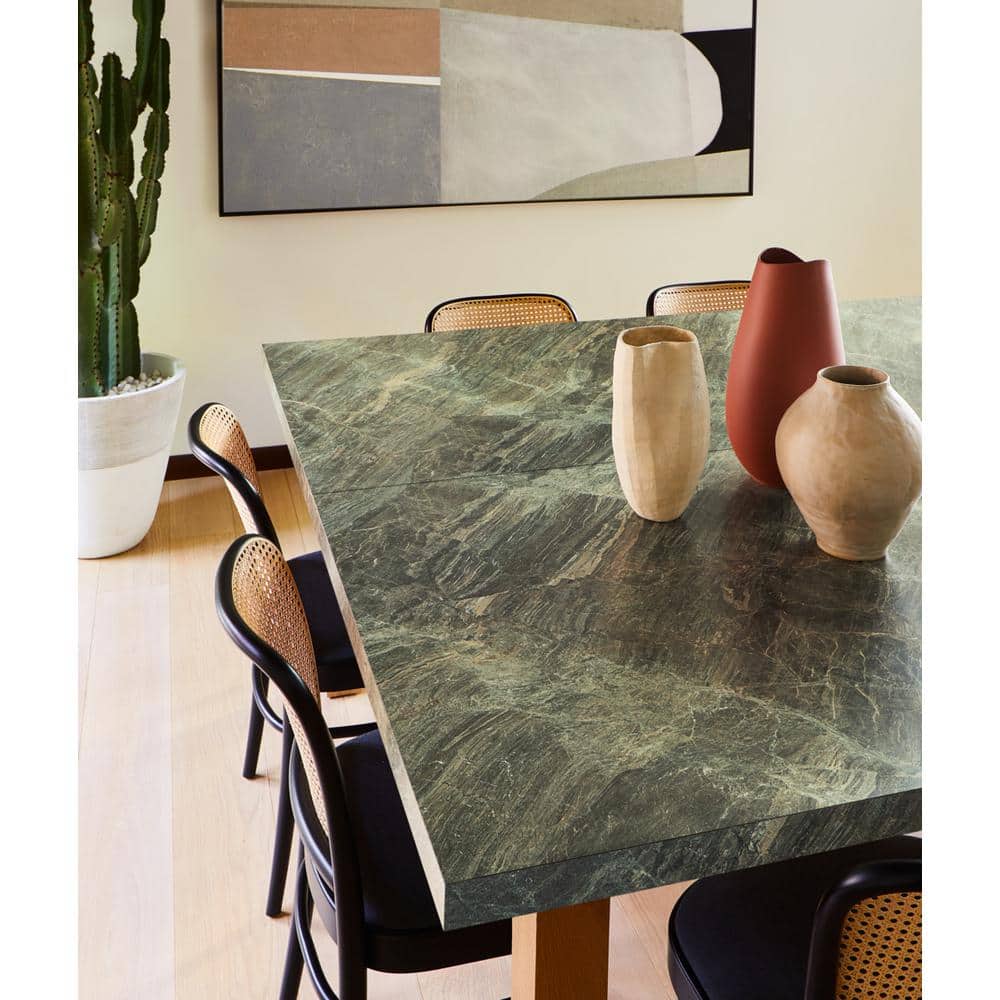 5 ft. x 12 ft. Laminate Sheet in 180fx Jatoba Green with Matte Finish - Hercitys