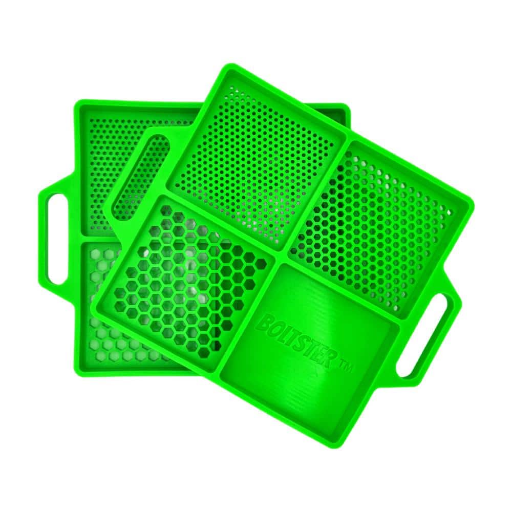 2-Pack Flexible Organizing Tray Green - Hercitys