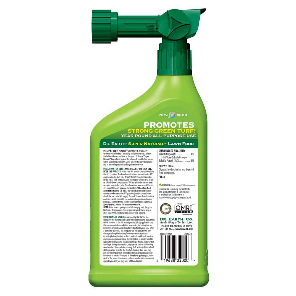 32 oz. Super Natural Ready-to-Spray Hose End Liquid Lawn Fertilizer - Hercitys