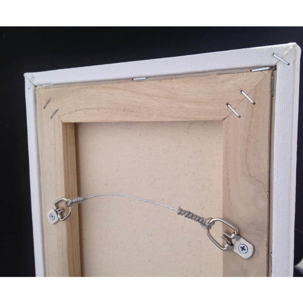 4-Piece 30 lbs. Picture Hanging Kit with 1-Hole D-Ring and Gallery Wire (2-Pack) - Hercitys