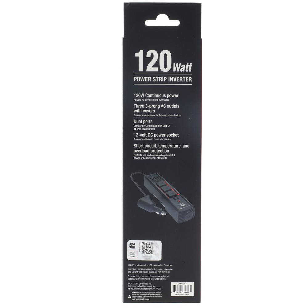 120W Strip Modified Sine Wave Cup Inverter - Hercitys