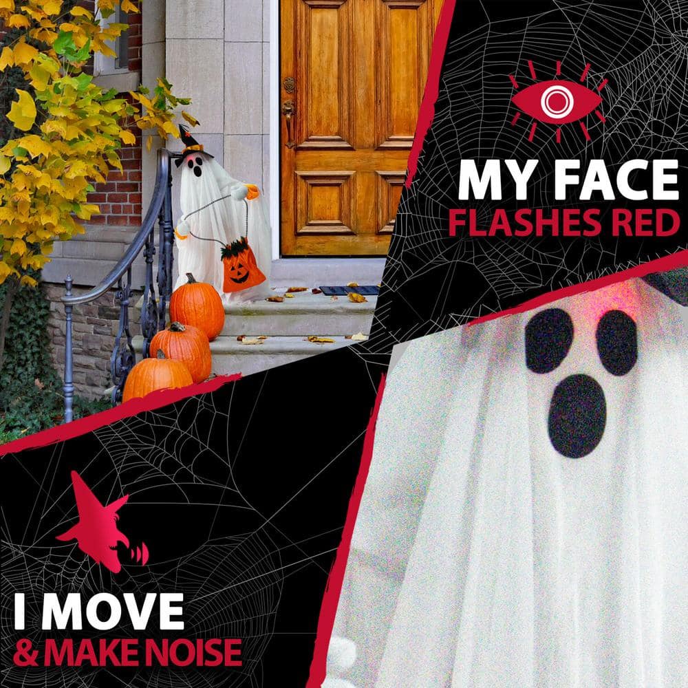 27 in. Touch Activated Animatronic Ghost - Hercitys