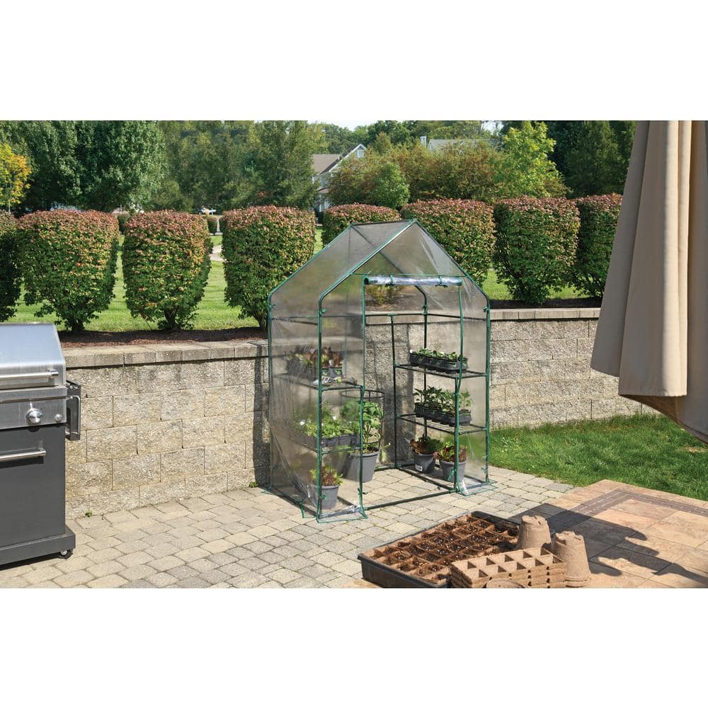 4 ft. 8 in. x 2 ft. 4 in x 6 ft. 4 in. Mini Greenhouse - Hercitys