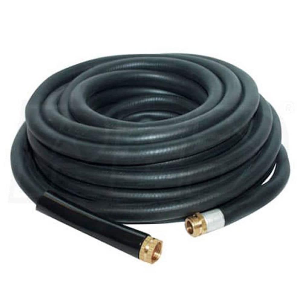 0.75 in. Dia x 50 ft. Heavy-Duty Garden Water Hose with Brass Fittings - Hercitys