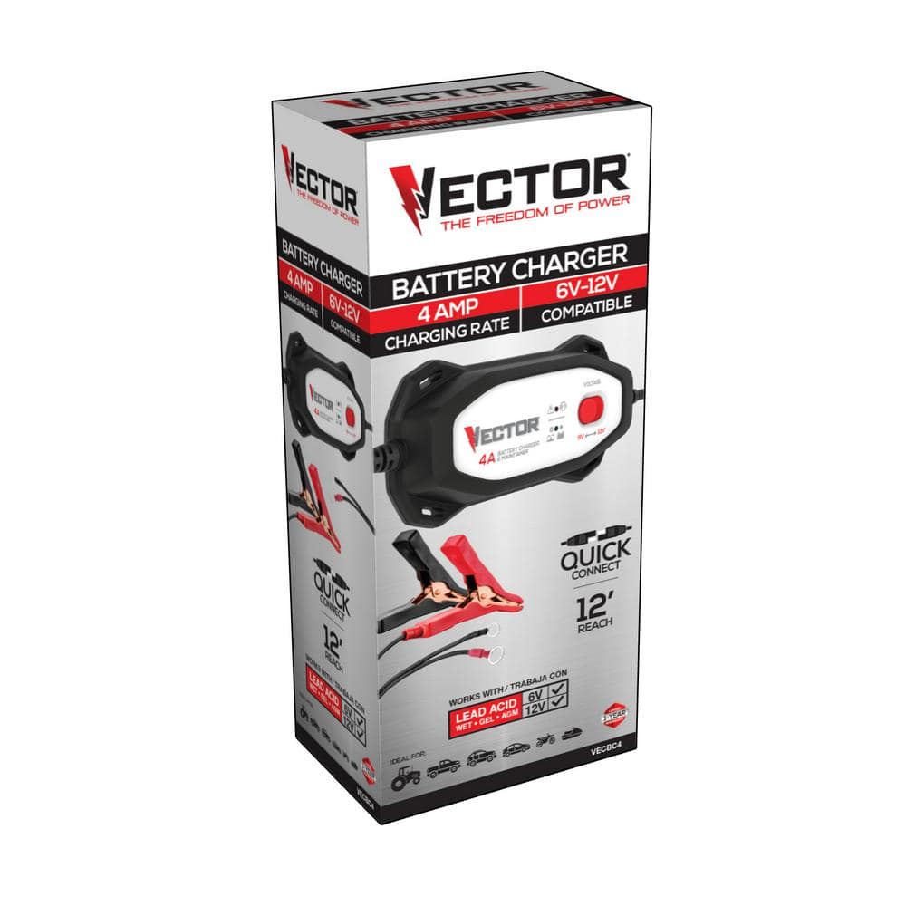 4 Amp Battery Charger/Maintainer - Hercitys