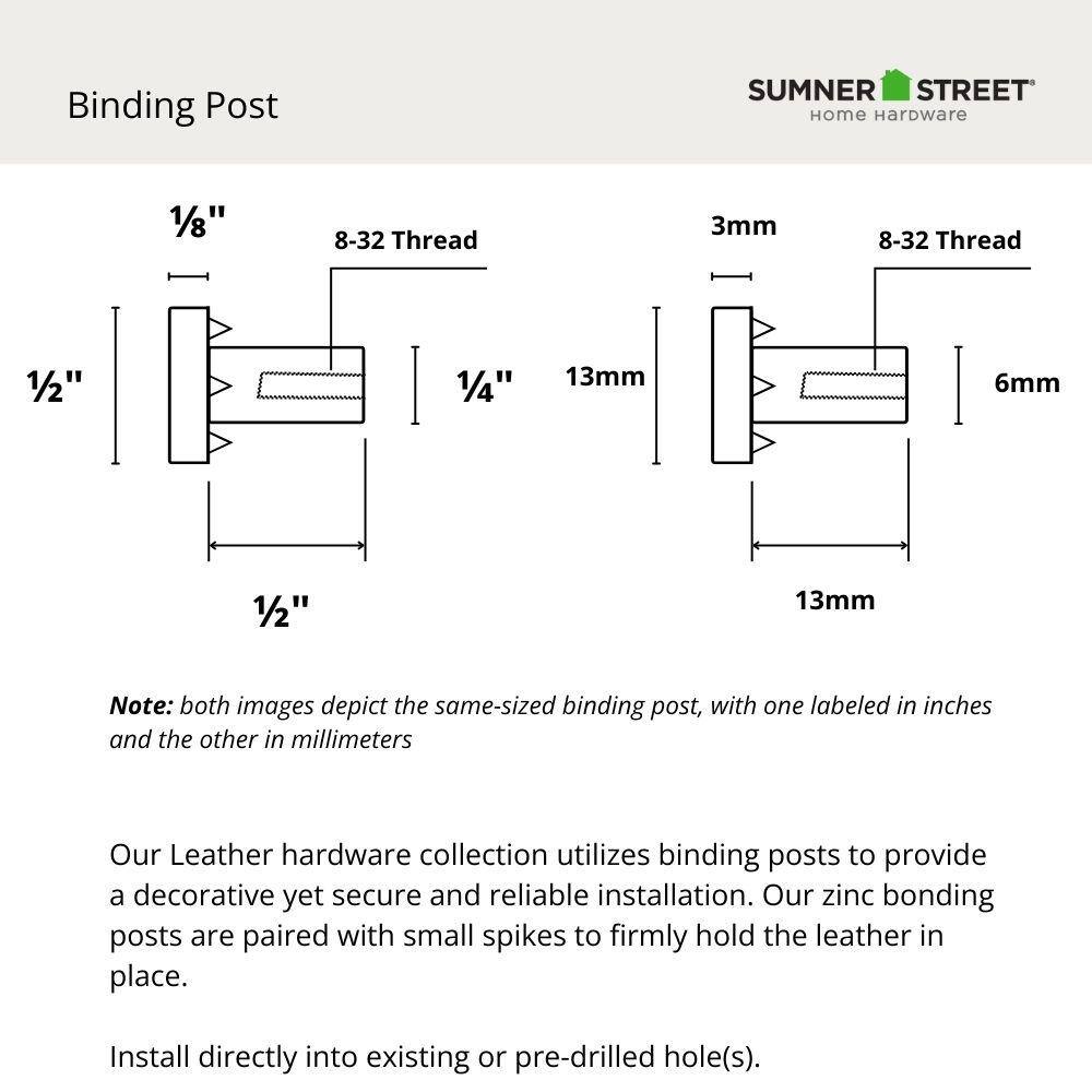2-Pack Saddle Leather 6 in. (152 mm) Center-to-Center Rustic Matte Black Drawer Pull - Hercitys