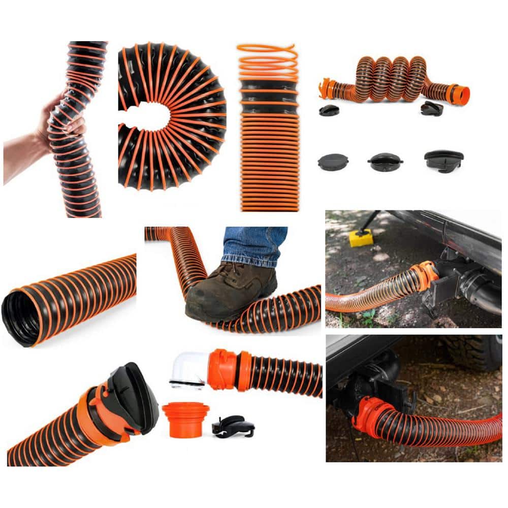20 ft. Rhino Extreme RV Sewer Kit (3 in. Dia. Hose) - Hercitys