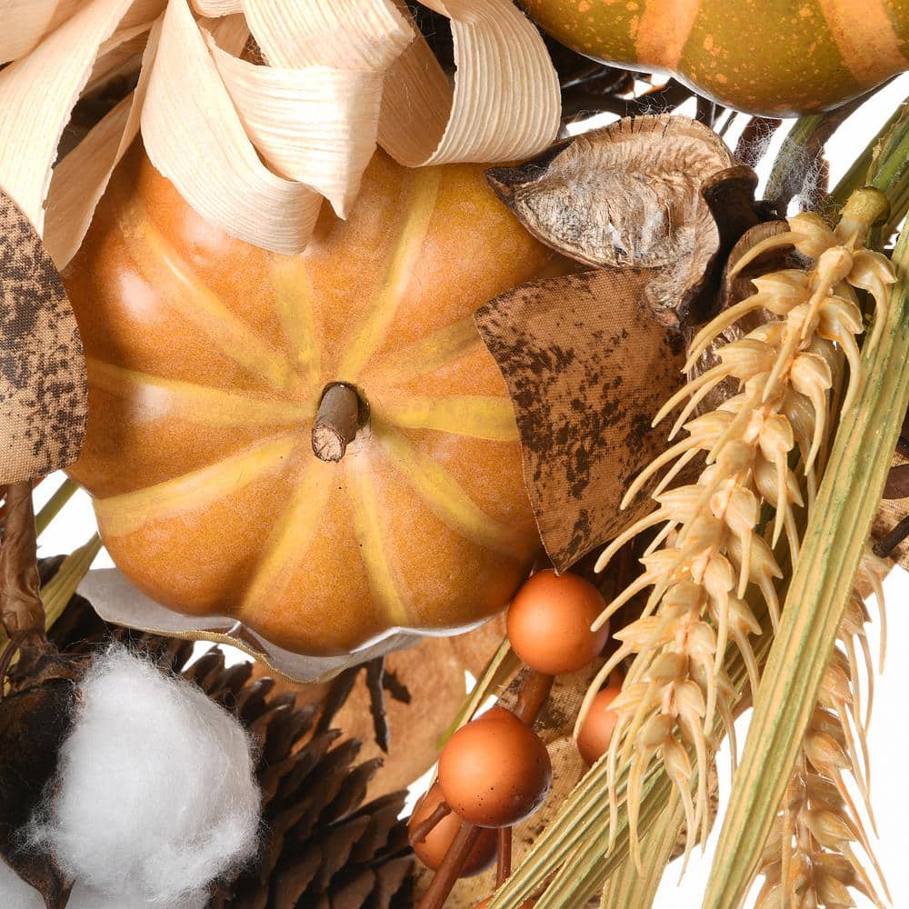 36 in. Artificial Autumn Pine Nut Swag - Hercitys