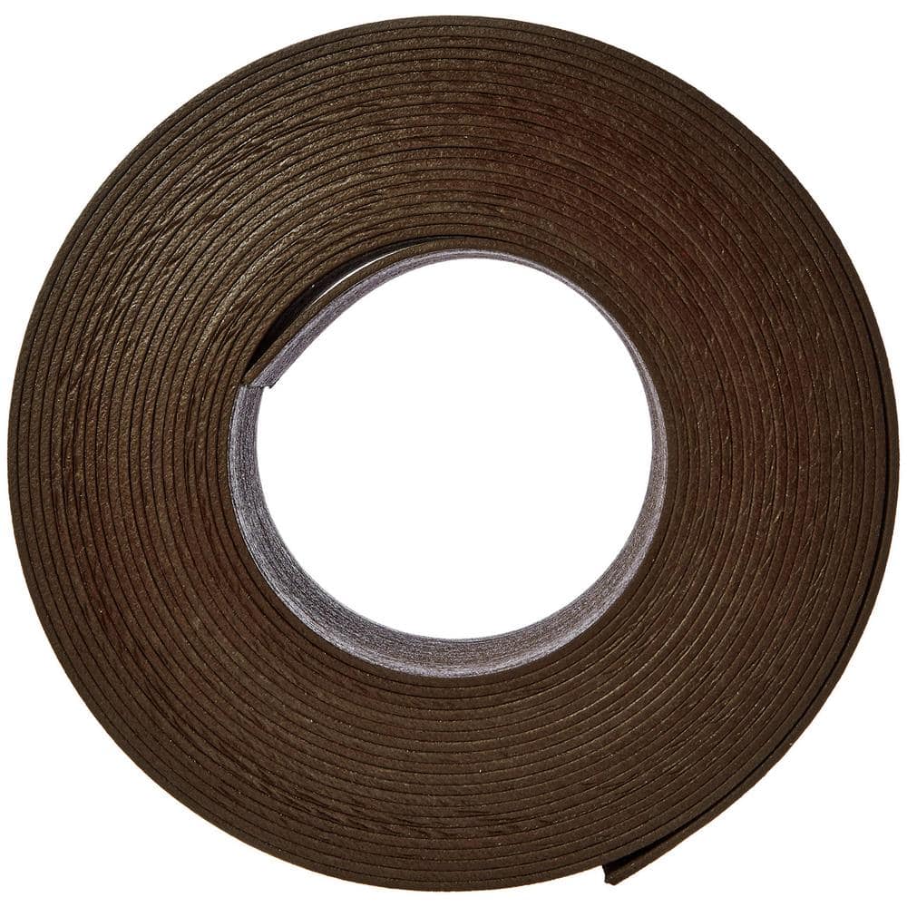 480 in. 40 ft. x 5 in. Brown Plastic Landscape Edging Coil, Flexible Garden Edging with 10-Stakes - Hercitys