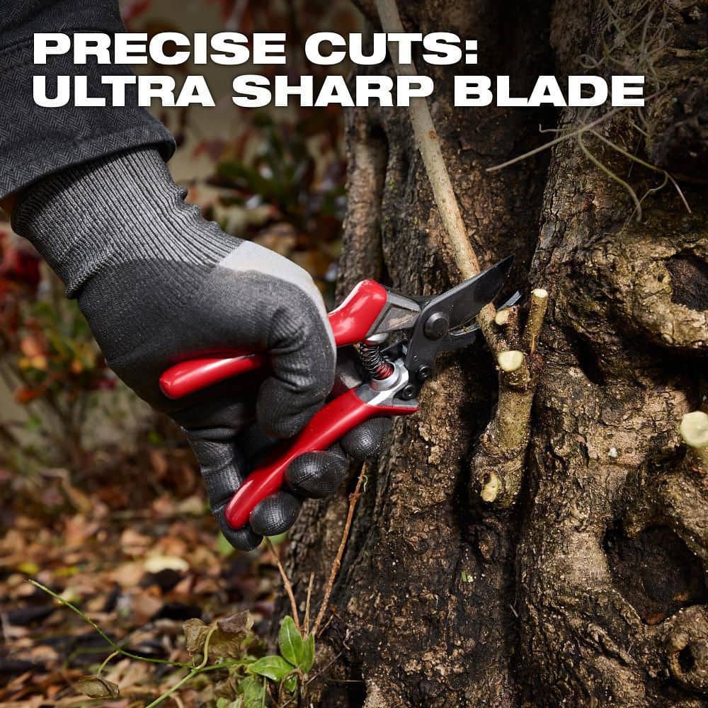 3/4 in. Cut Capacity High Carbon Steel Blade Bypass Hand Pruner - Hercitys
