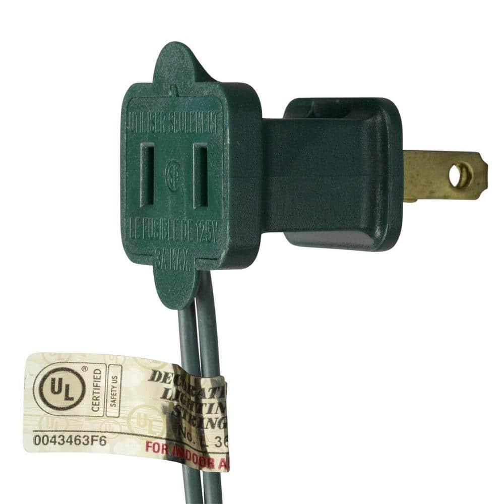 50-Count Opaque Gold Mini Christmas Light Set 24.5 ft. Green Wire - Hercitys