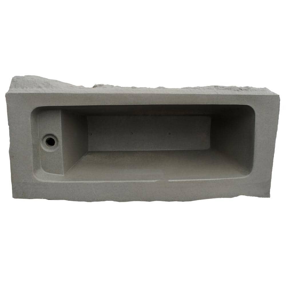 13 in. x 42 in. x 17 in. Sandstone Polyethylene Large Landscape Rock - Hercitys