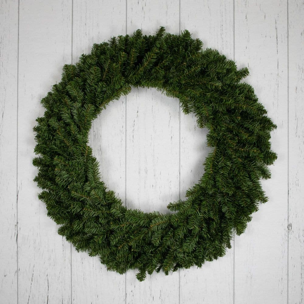 36-Inch, Unlit Canadian Pine Artificial Christmas Wreath - Hercitys