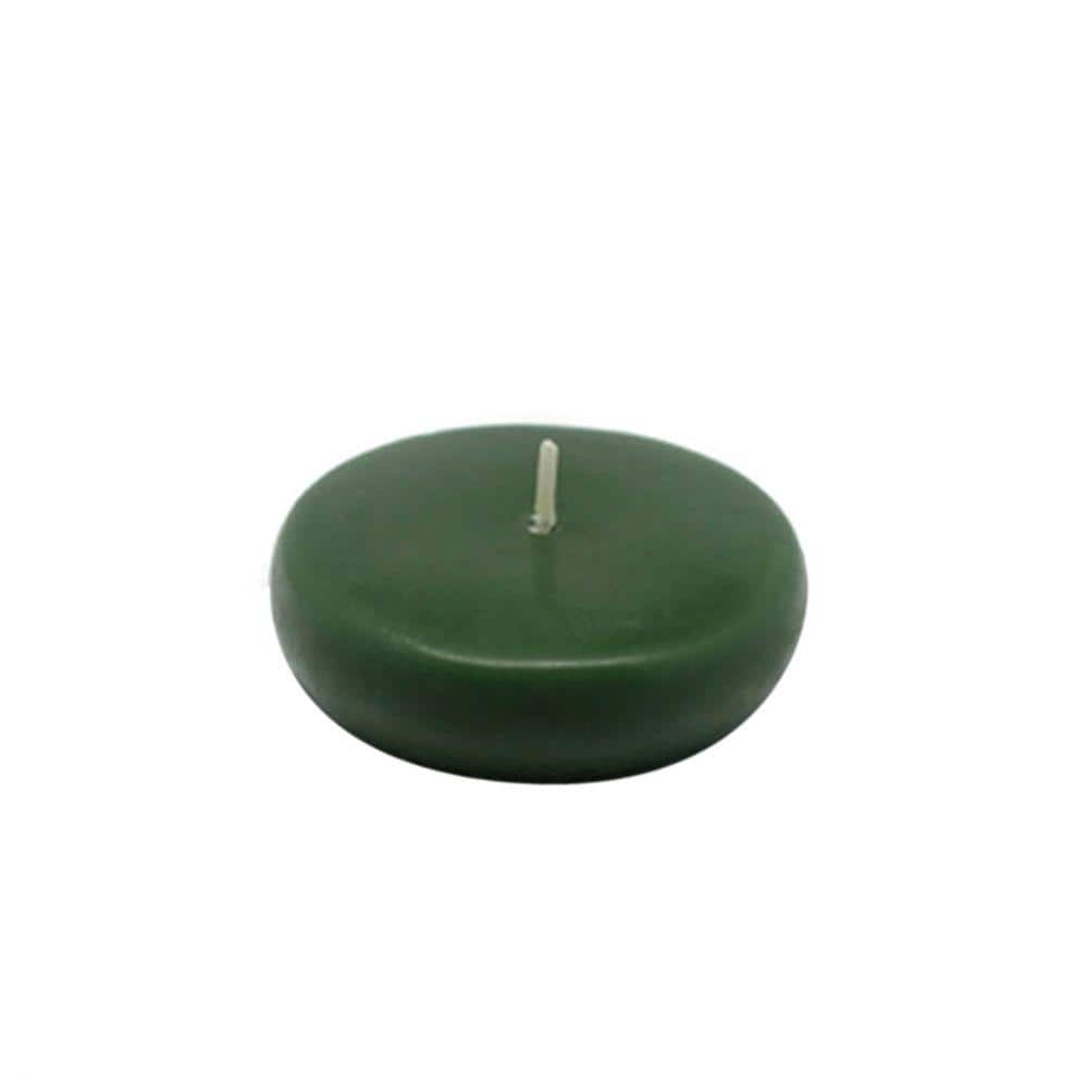 2.25 in. Hunter Green Floating Candles (Box of 24) - Hercitys