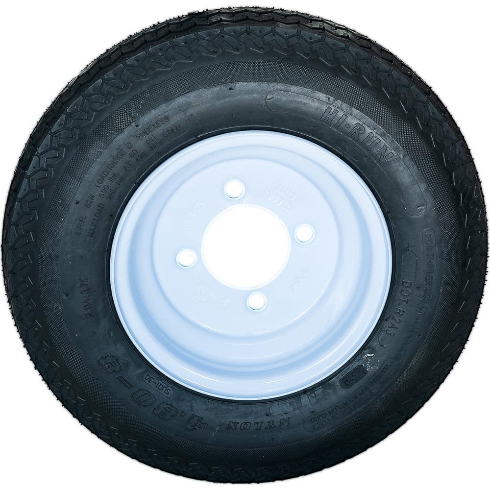 4 Hole 60 PSI 4.8 in. x 8 in. 4-Ply Tire and Wheel Assembly - Hercitys