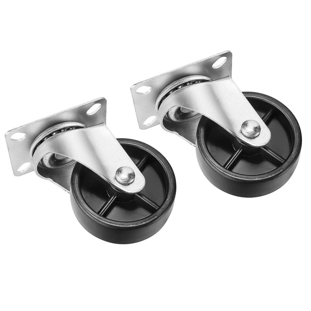 55 Gal. Metal Wheeled Heavy Duty Drum Dolly (4-Pack) - Hercitys