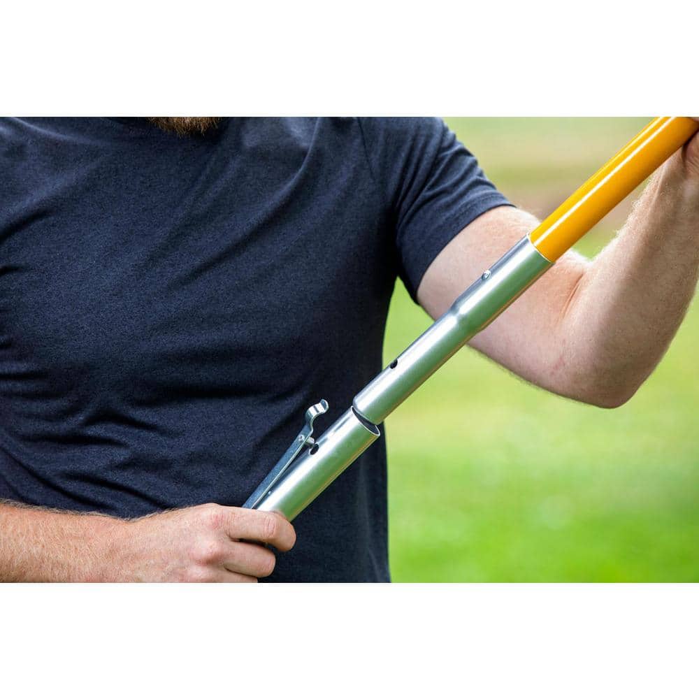 15 in. Steel Blade 18 ft. Pole Fiberglass Pole Saw Set - Hercitys