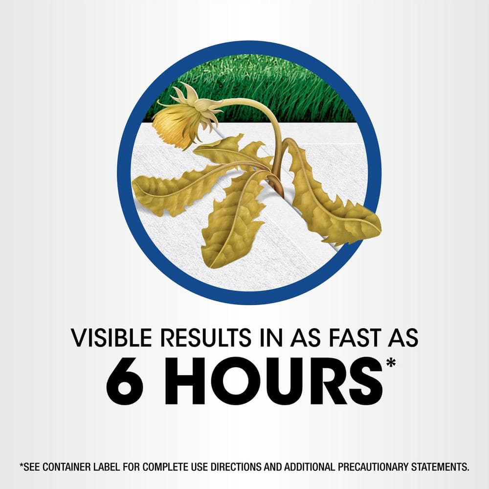 16 fl. oz. Weed and Grass Killer Concentrate, Use in and Around Flower Beds, Walkways and Other Areas of Your Yard - Hercitys