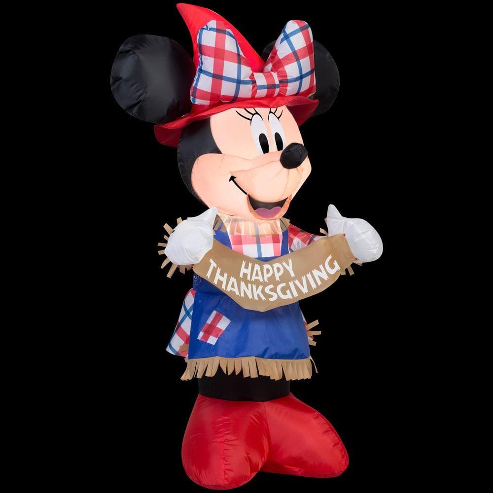 3.5 ft. H Inflatable Minnie as Scarecrow - Hercitys