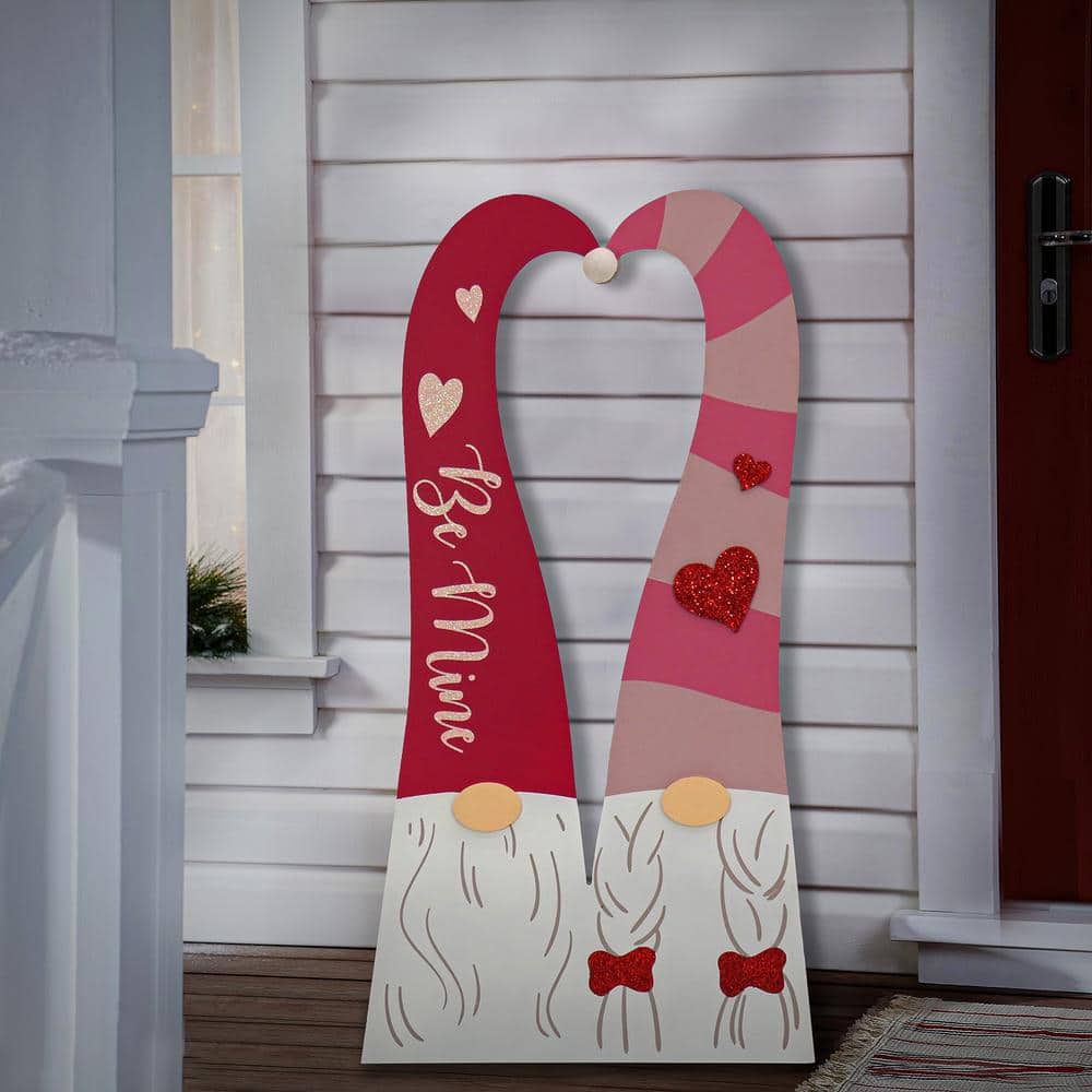 36″ Valentine’s Gnome Couple Porch Decor - Hercitys