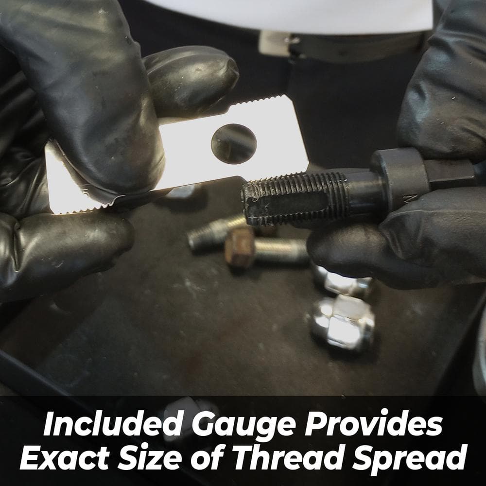 10-Piece Master Wheel Stud and Bolt Re-Thread Kit-External and Internal Rethreading - Hercitys