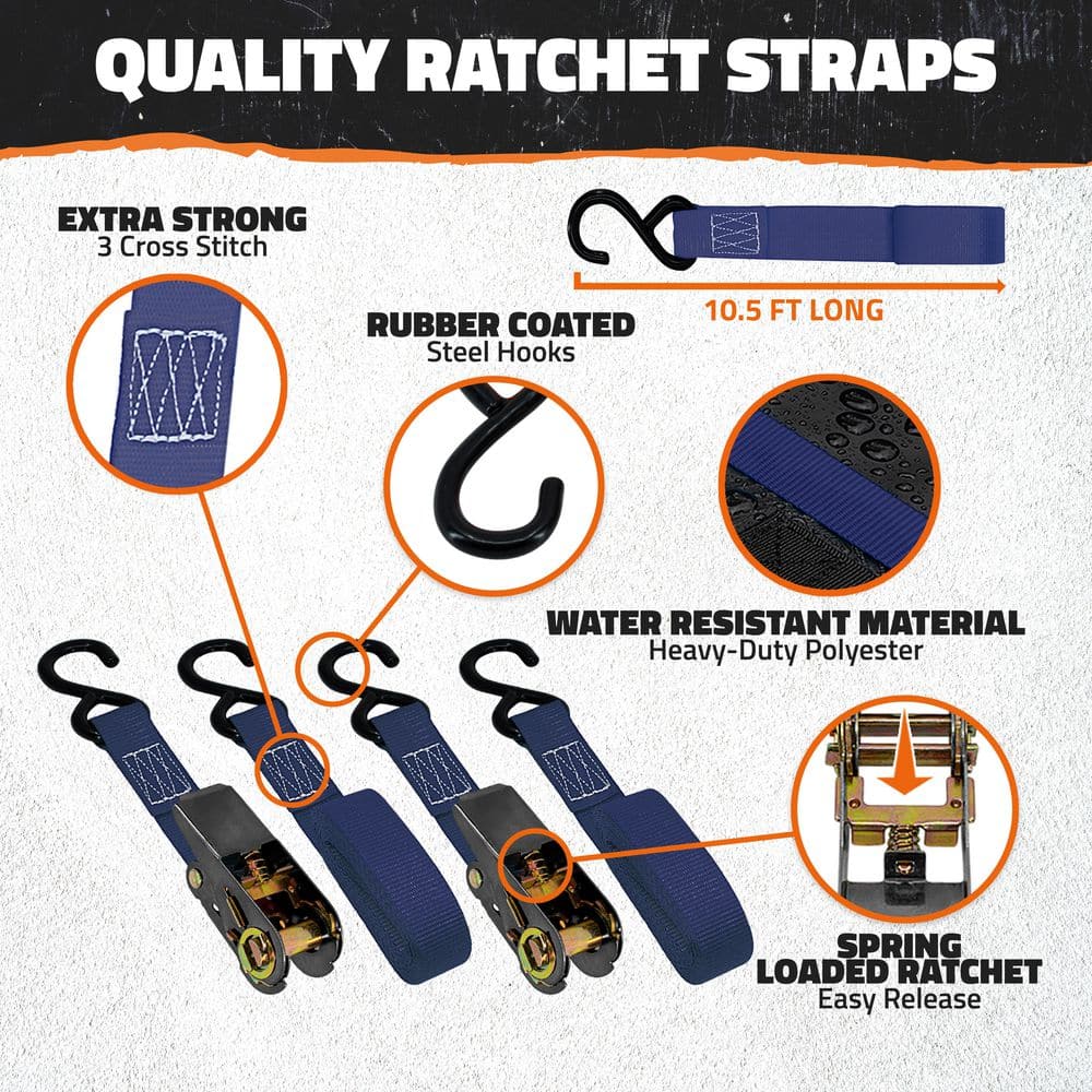 30 Cu Ft. Navy Waterproof Car Roof Cargo Bag (60 in. x 43 in. x 20 in.) with PVC Mat, Straps, Hooks, Lock and Carry Case - Hercitys