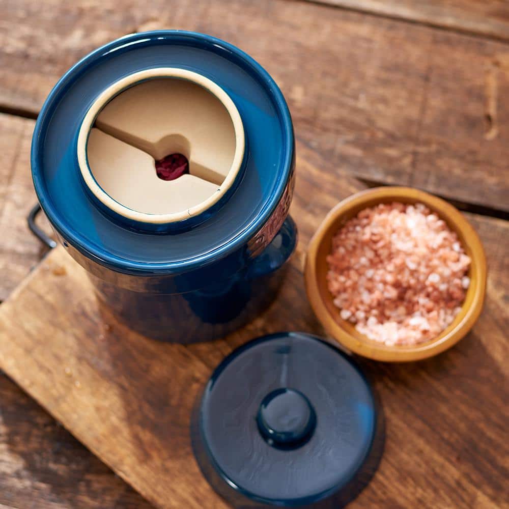 2L Blue Traditional Water-Seal Fermentation Crock Set - Hercitys