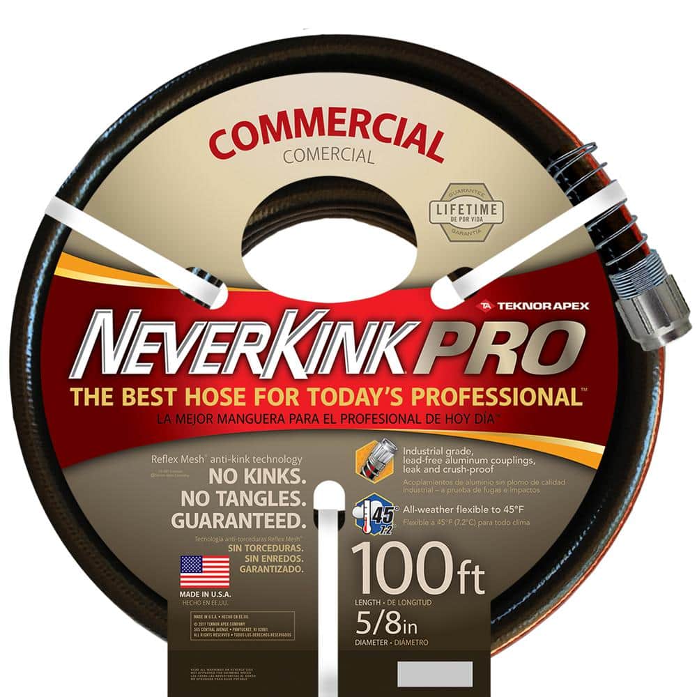 5/8 in. Dia x 100 ft. Commercial Duty Water Hose - Hercitys