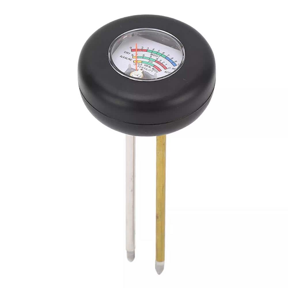 3-in-1 Soil Tester Hygrometer Soil Plant Water Meter Immediate Test Results Moisture PH Hygrometer Fertility, Black - Hercitys