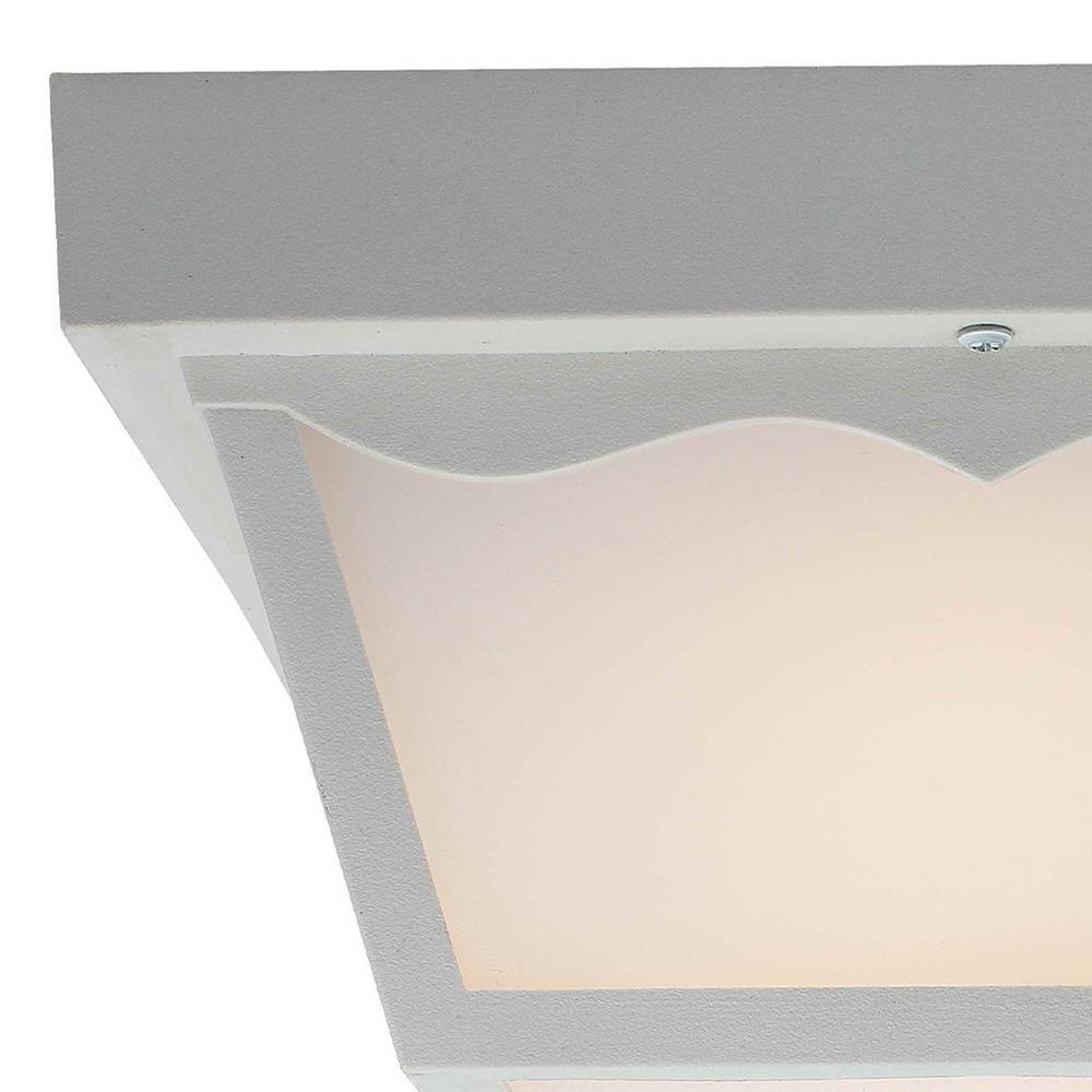 10.5 in. White LED Flush Mount - Hercitys
