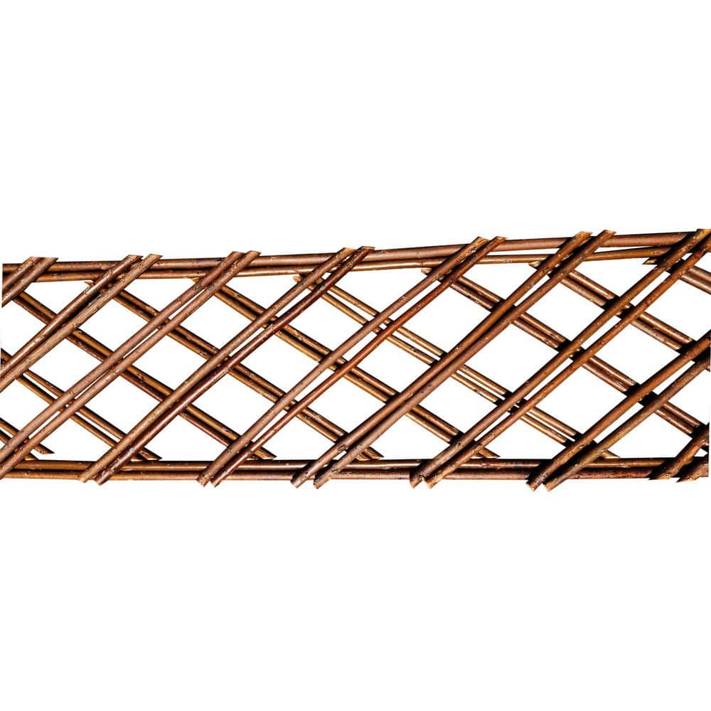 4 ft. Lattice Style Willow Edging - Hercitys
