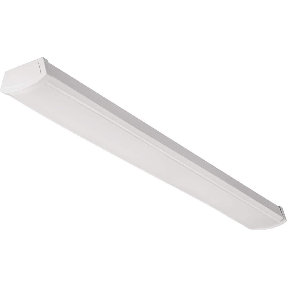 40-Watt 4 ft. White Integrated LED Flush Mount Light - Hercitys