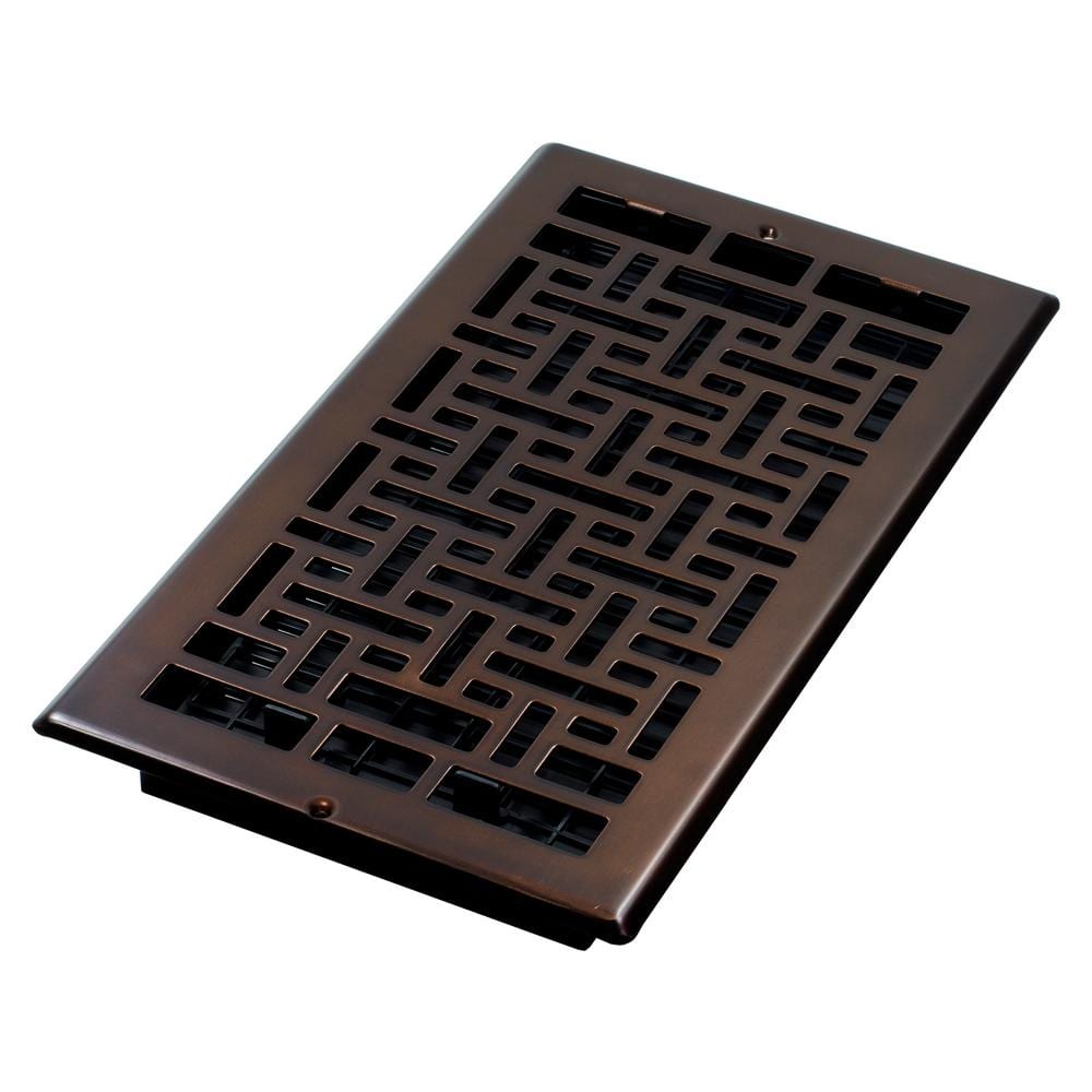12 in. x 6 in. Oriental Bronze Wall Register - Hercitys
