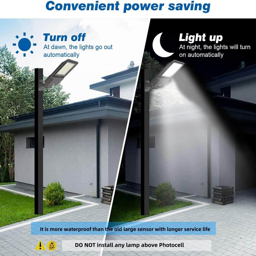 1000-Watt Equivalent Integrated LED Bronze Dusk to Dawn LED Area Light Arm Mount 5000k, IP65 - Hercitys