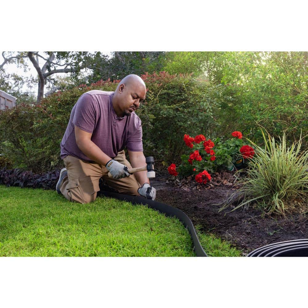 20 ft. No-Dig Plastic Landscape Edging Kit - Hercitys