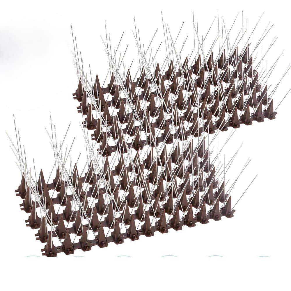 16-Pack Stainless Steel Anti-Bird Spikes for Outdoor Use - Hercitys