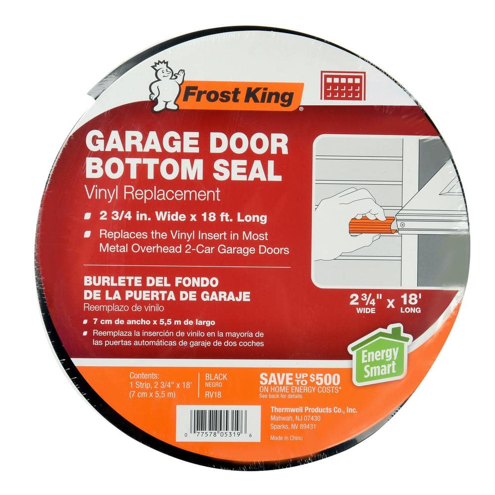 18 Ft. Vinyl Garage Door Bottom Replacement Seal. 2-3/4 in. - Hercitys