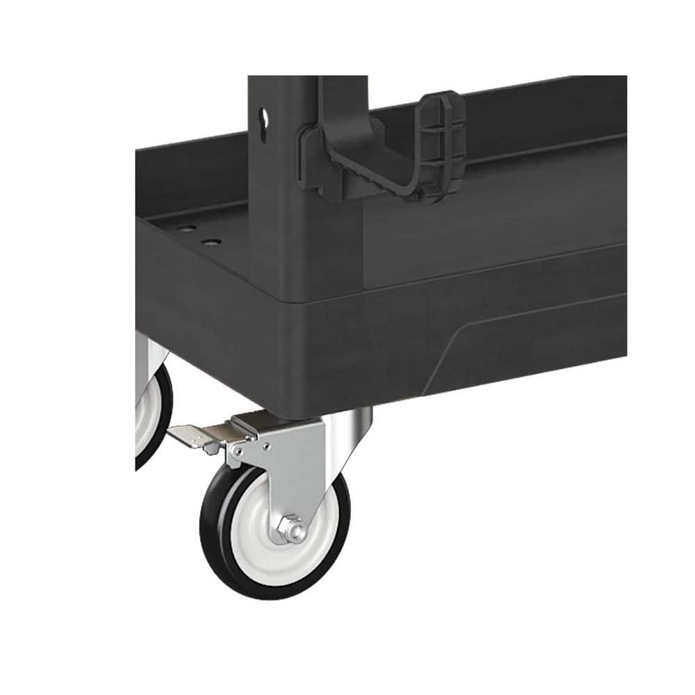 2-Tier Rolling Tool Cart with Wheels, Industrial Commercial/ Service Tool Cart, PP - Hercitys