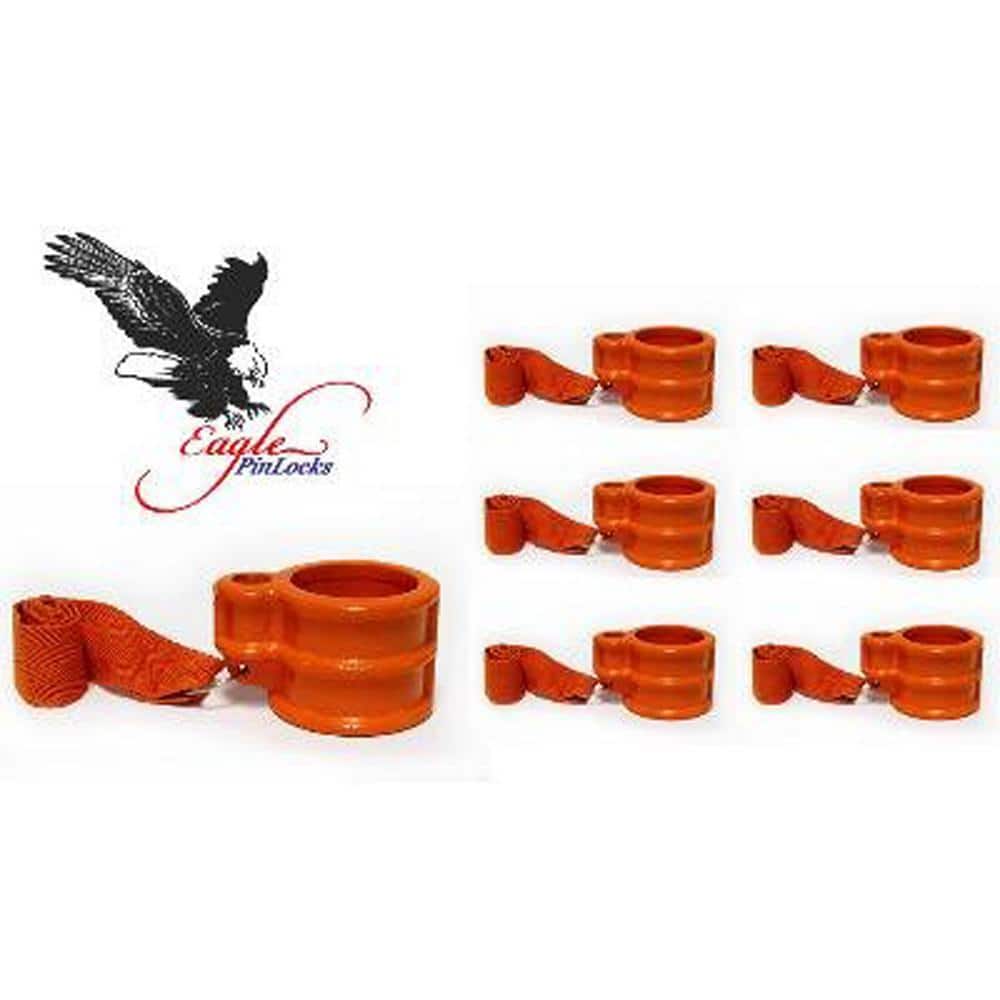 1/2 in. Thick Cast Steel King Pin Lock (Set of 6, Keyed Alike) - Hercitys