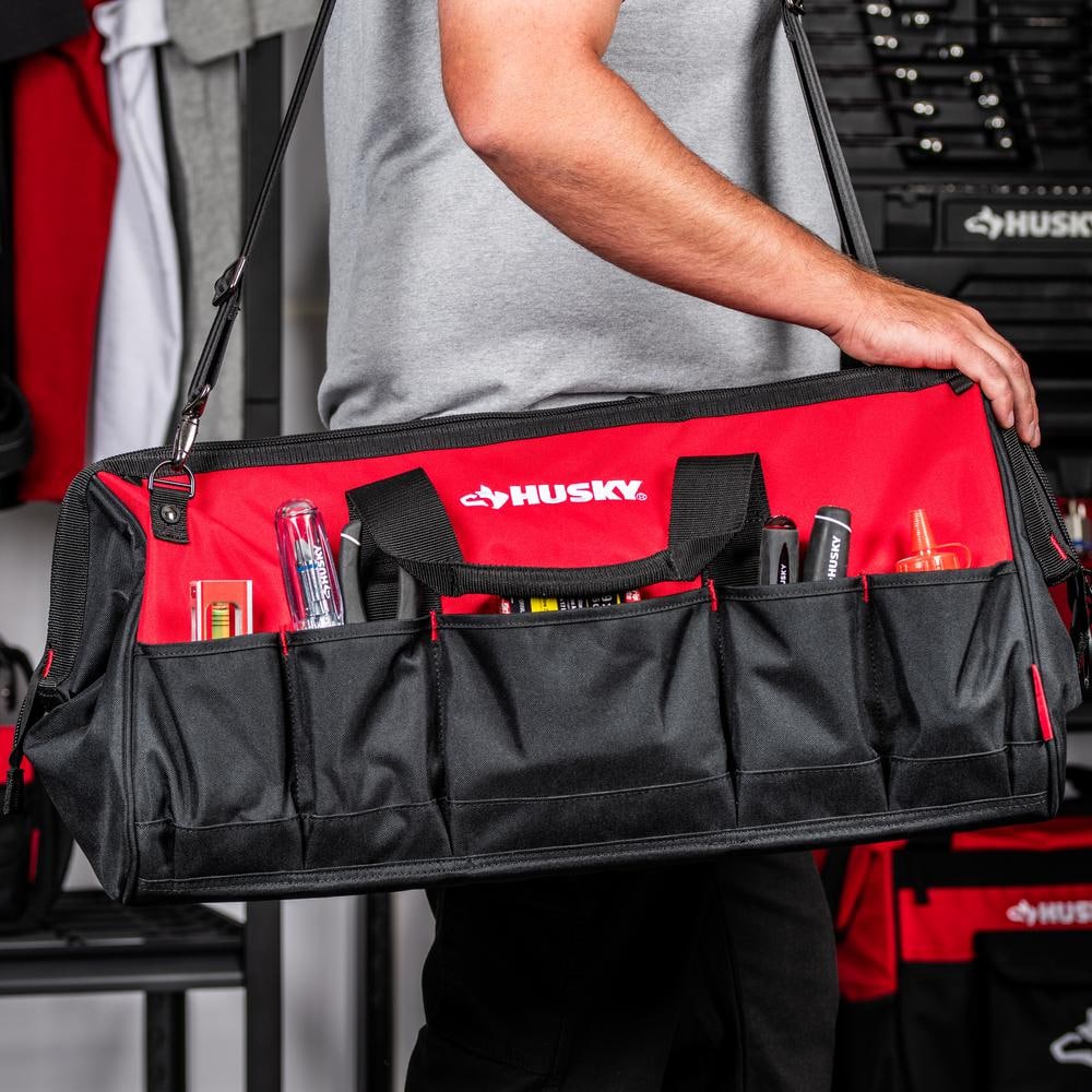 24 in. 16 Pocket Zippered Tool Bag - Hercitys