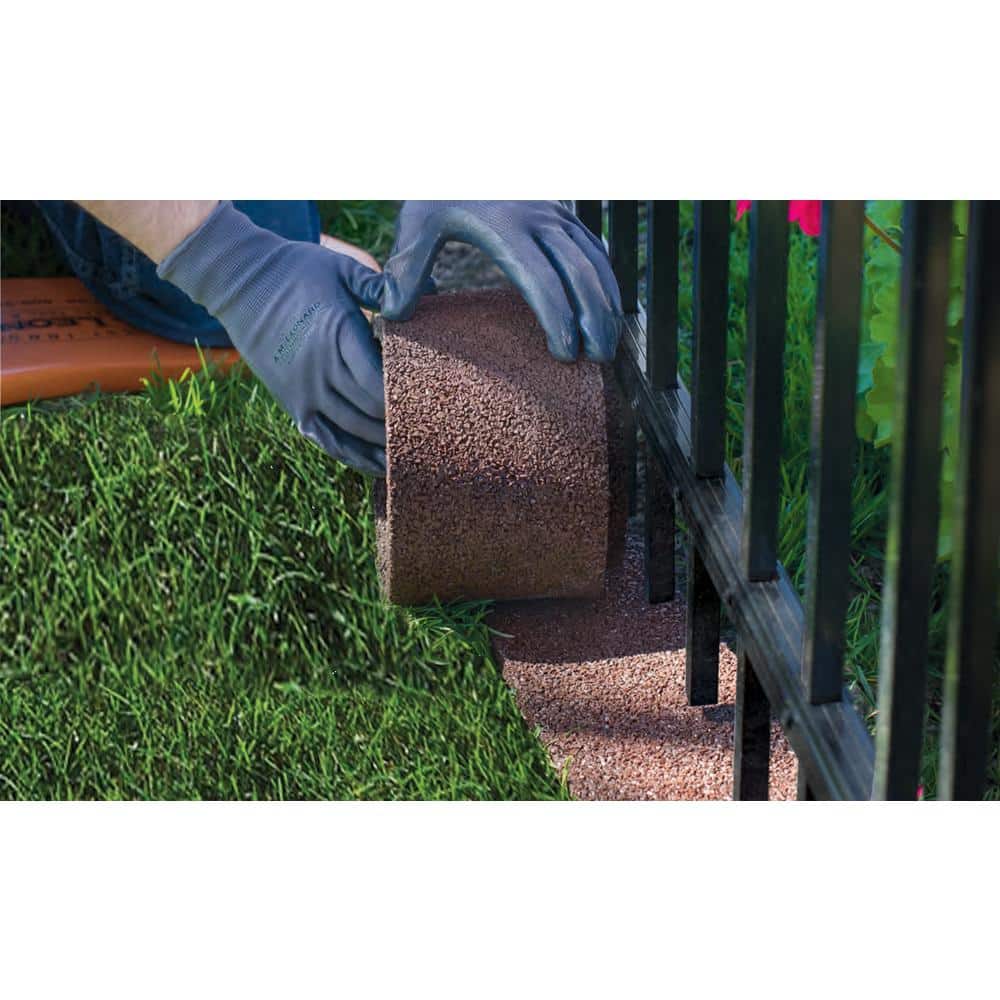 32 ft. L x 5 in. W x 5.5 in. H Cedar Red Four 8 ft. Rolls Earth Rubber Edging - Hercitys