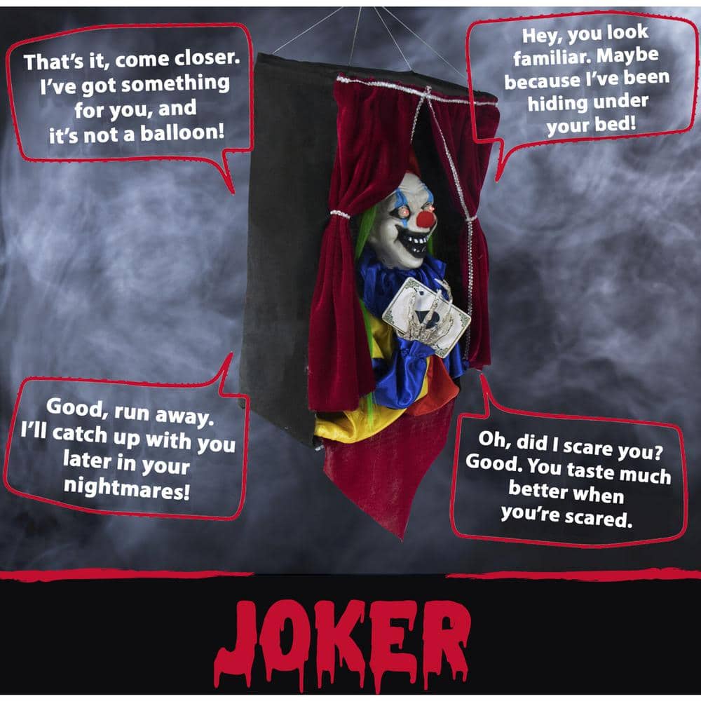 27 in. Touch Activated Animatronic Clown - Hercitys