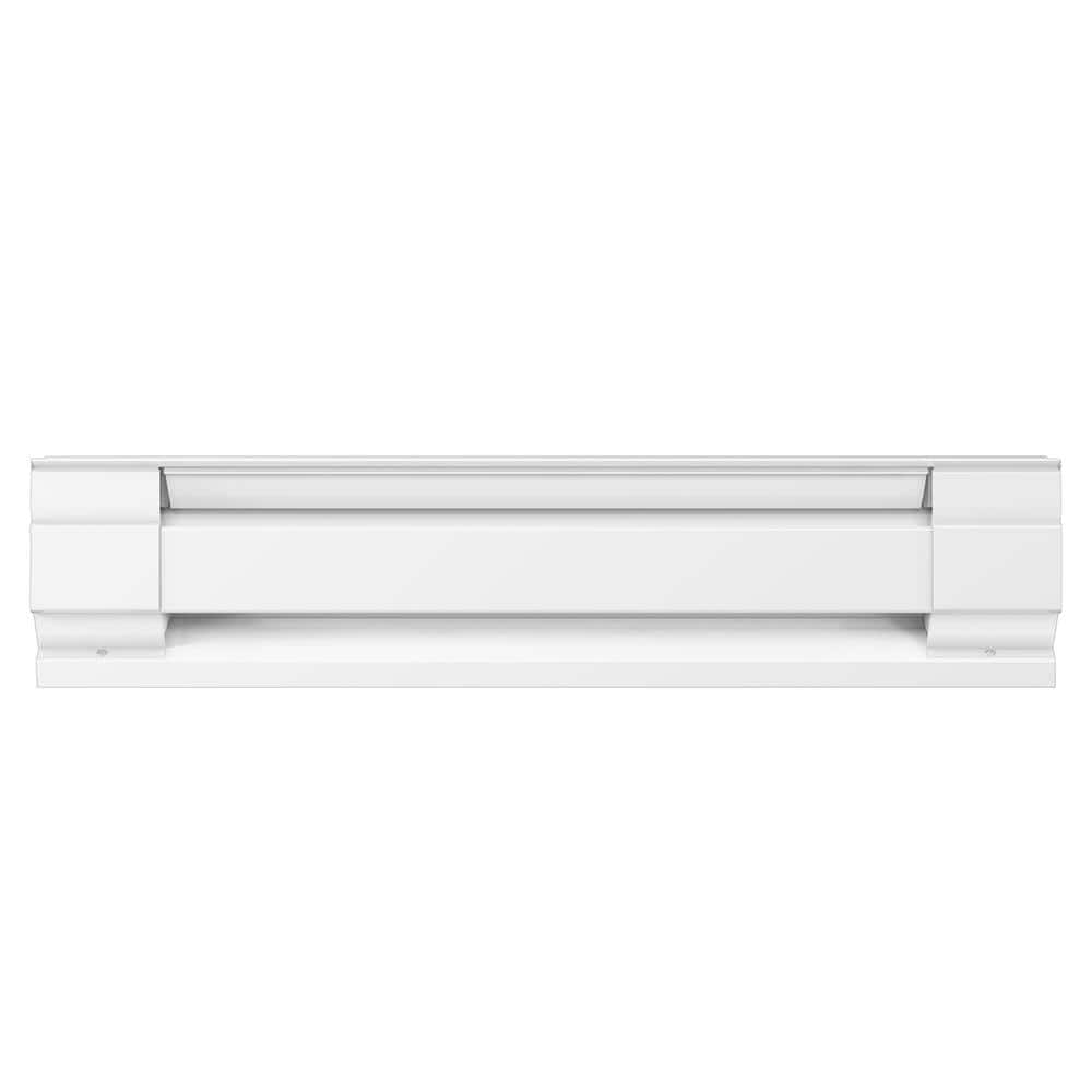 24 in. 240/208-volt 350/262-watt Electric Baseboard Heater in White - Hercitys