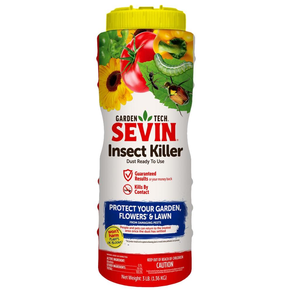 3 lb. 6,000 sq. ft. Outdoor Lawn and Garden Insect Killer Dust Ready-To-Use - Hercitys