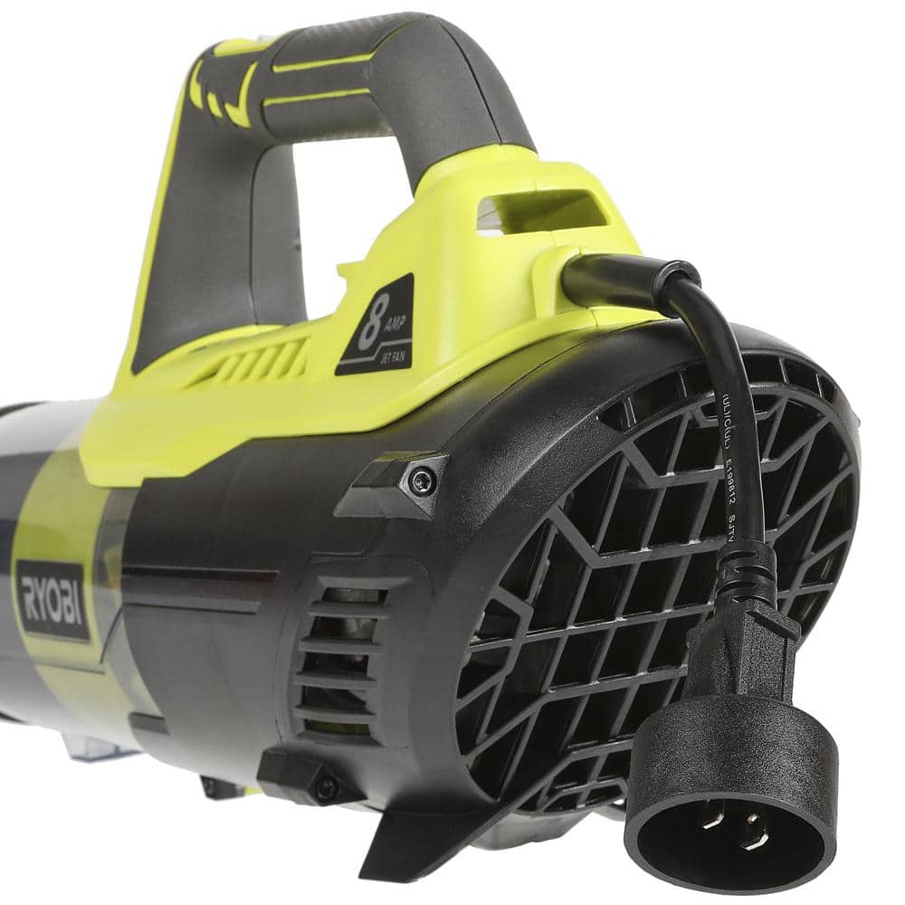 135 MPH 440 CFM 8 Amp Corded Electric Jet Fan Leaf Blower - Hercitys