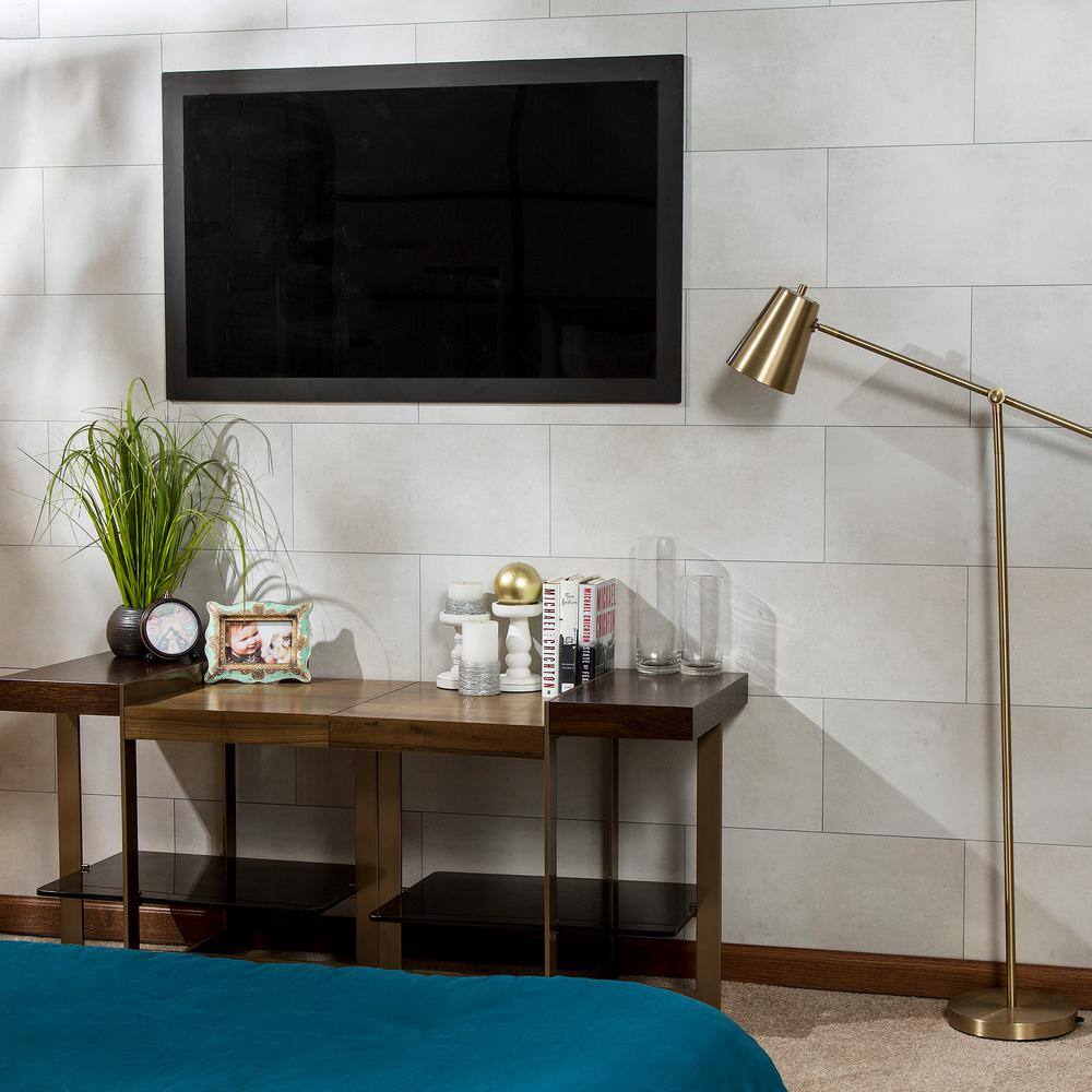 23.23 in. L x 11.1 in. W Wintry Mix No Grout Vinyl Wall Tile (17.9 sq. ft./case) - Hercitys